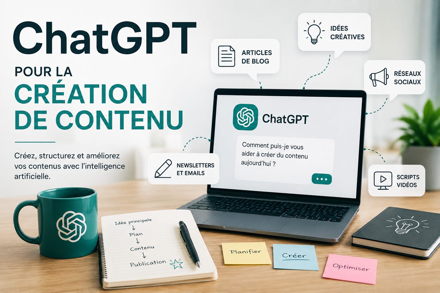 Formation 2 — ChatGPT pour la création de contenu