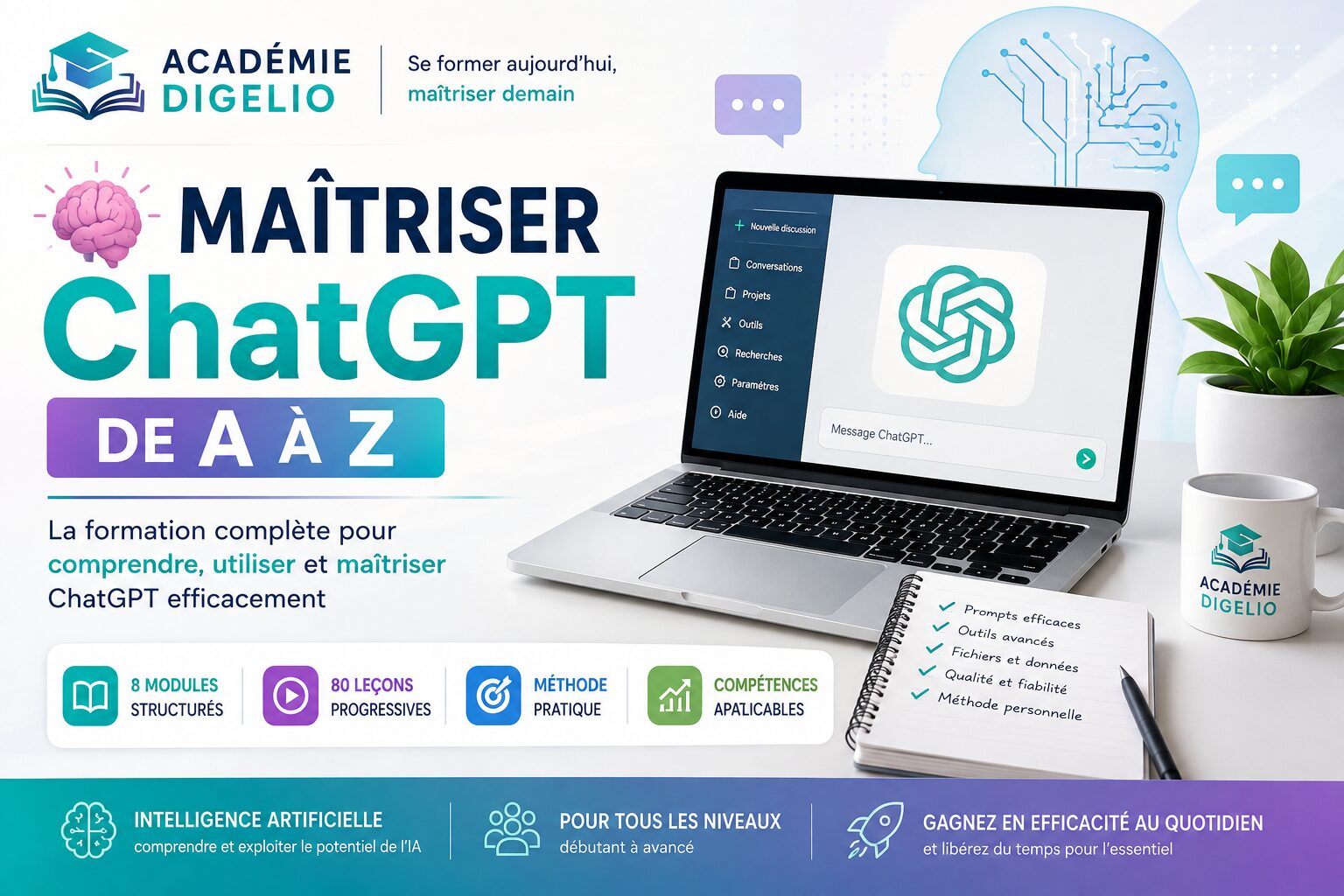 Formation 1 — Maîtriser ChatGPT de A à Z
