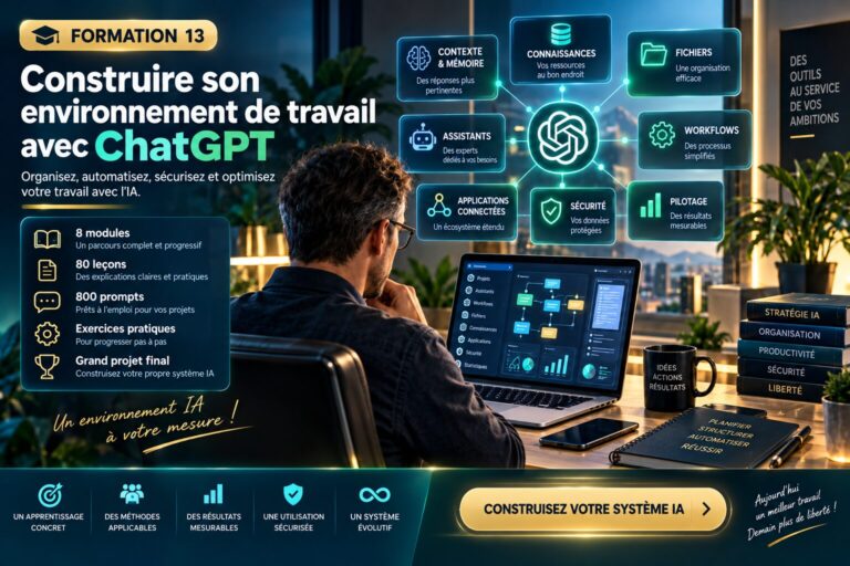 Formation 13 — Construire son environnement de travail avec ChatGPT