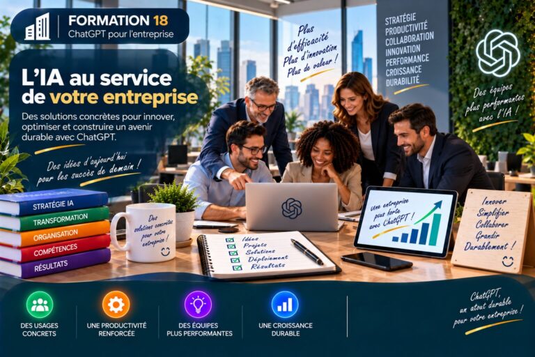Formation 18 — ChatGPT pour l&rsquo;entreprise
