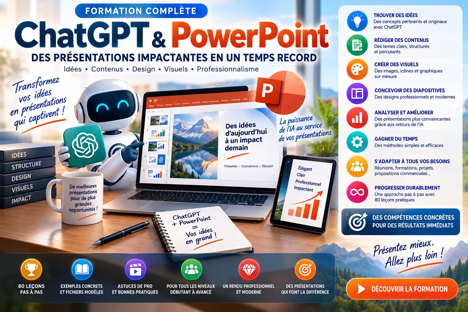 Formation 6 — ChatGPT pour PowerPoint