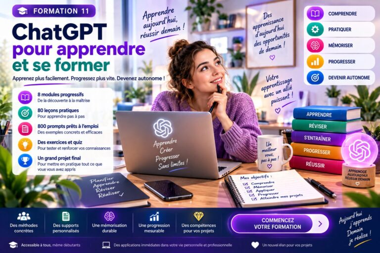 Formation 11 — ChatGPT pour apprendre et se former