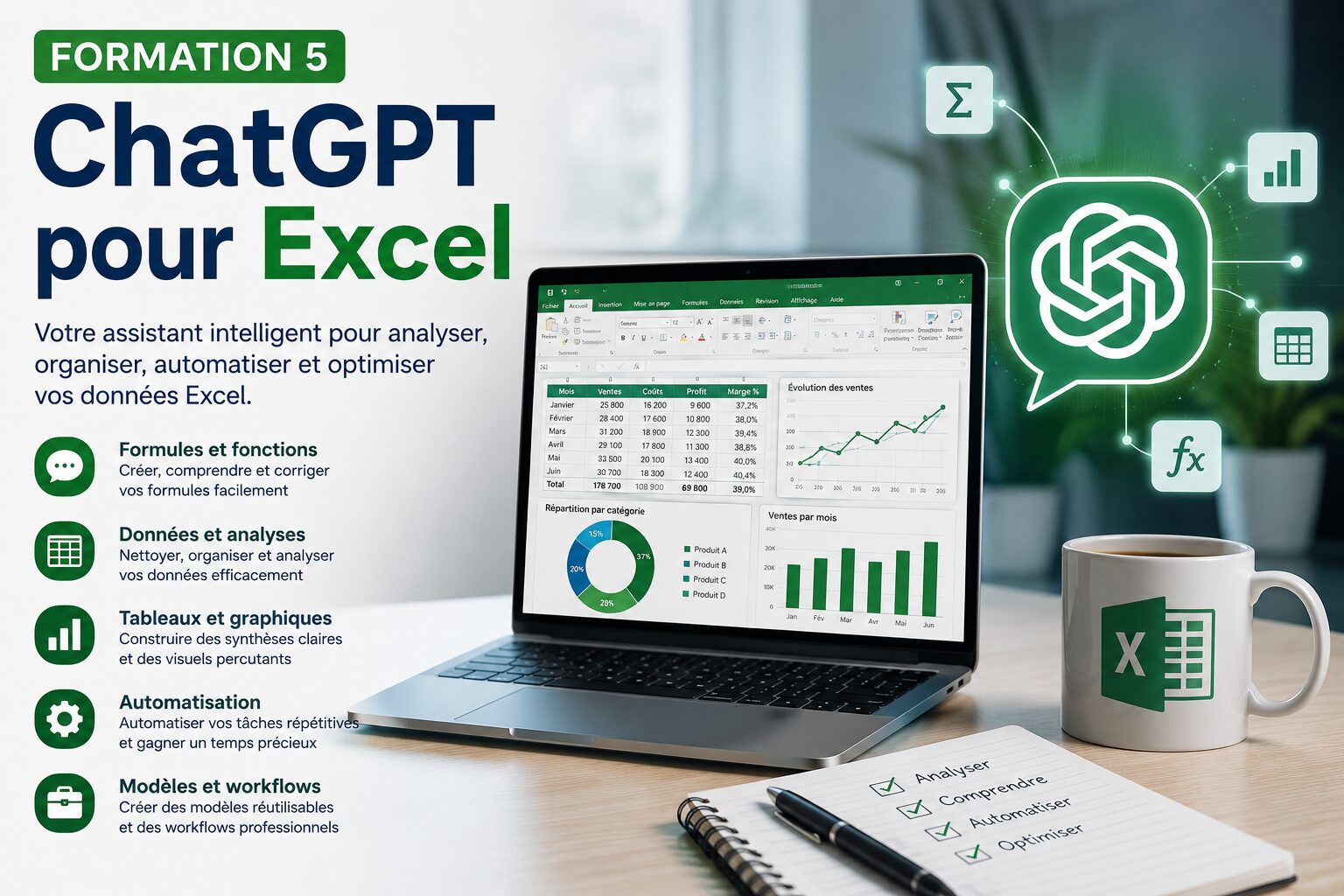 Formation 5 — ChatGPT pour Excel