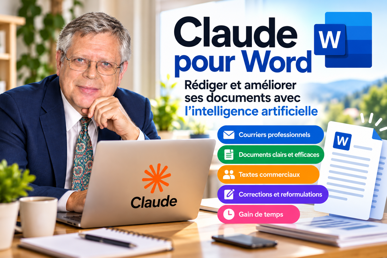 Formation 1 — Claude pour Word — Rédiger et améliorer ses documents avec l’intelligence artificielle